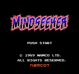 Mindseeker title screen for Famicom